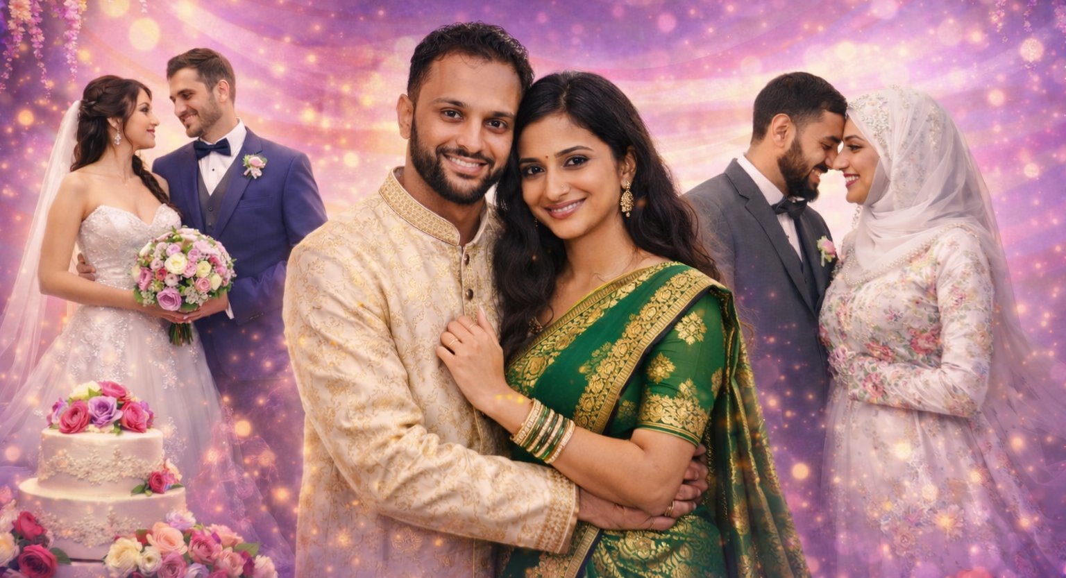 MyWeddingWiz.com — Happy couples celebrating their wedding